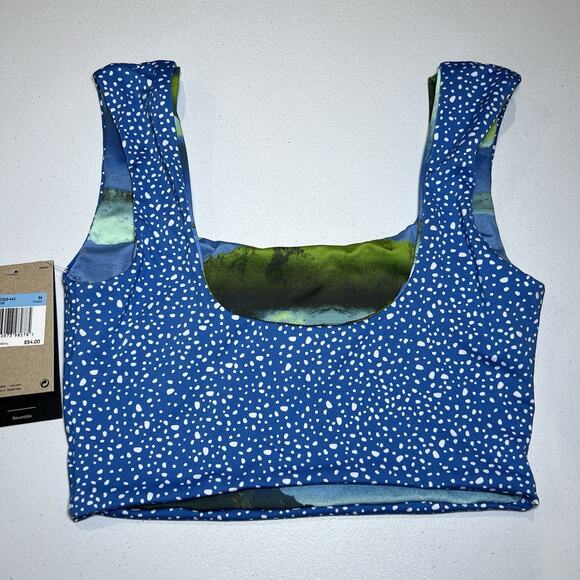 Nike Adventure Reversible Swim Crop Top Size Medium New With Tags $54 - Picture 2 of 6